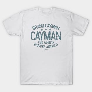 Grand Cayman, Cayman Islands, Rough Text T-Shirt